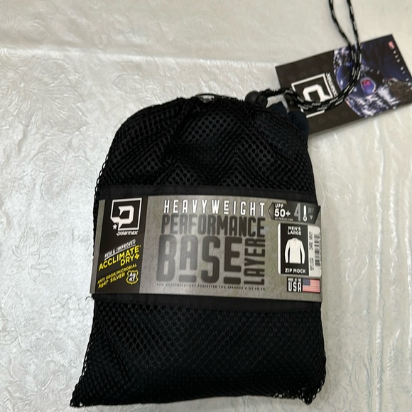 PolarMax 4.0 HEAVYWEIGHT ZIP MOCK - Dk Navy - Picture 13 of 15